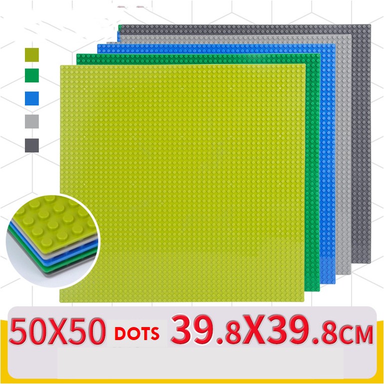 Tấm Nền Đế Gắn Lego Base 50x50 Hạt - Base Lego - Tâm đế gắn lắp ráp đồ chơi xếp hình