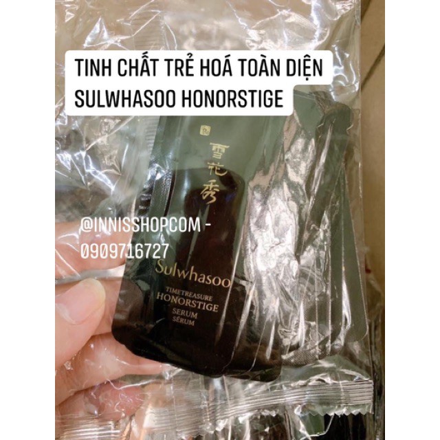 Sample trẻ hóa toàn diện tái tạo làn da Sulwhasoo Timetreasure Honorstige