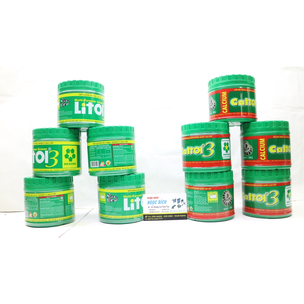 Mỡ bò chịu nhiệt Litol 400G - chịu nước Catol