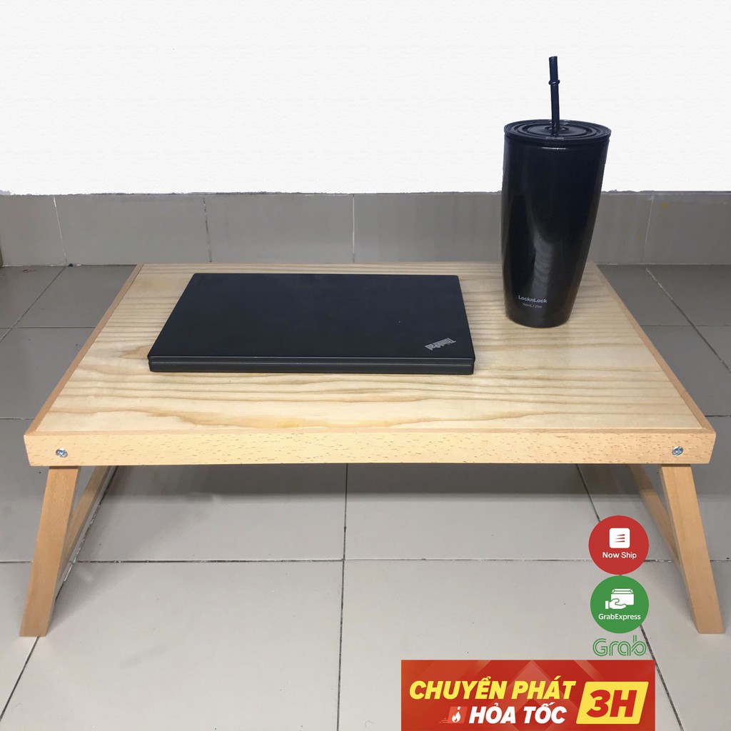 bàn xếp gỗ tự nhiên, bàn để laptop, bàn làm việc nhập khẩu thiết kế thông minh, hiện đại đa năng tiện dụng