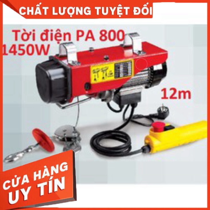 Máy tời điện PA800 20M - máy tời điện công nghệ Châu  u bảo hành 6 tháng