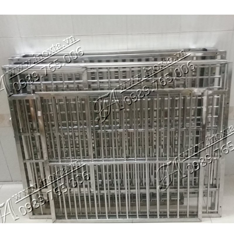 Chuồng nuôi chó, lồng chó inox các loại nuôi chó từ 10kg đến 30 kg