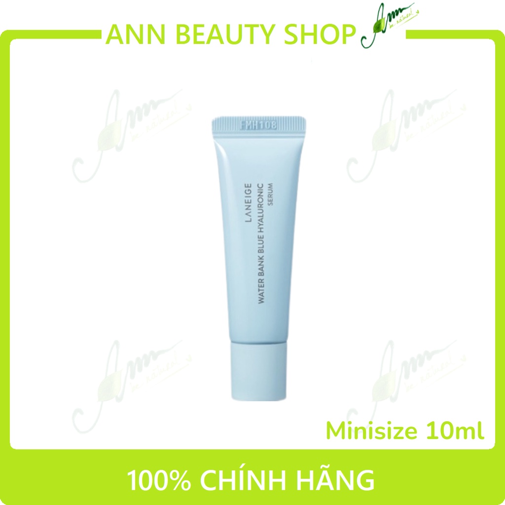 Tinh Chất Dưỡng Ẩm Laneige Water Bank Blue Hyaluronic Serum Minisize 10ml