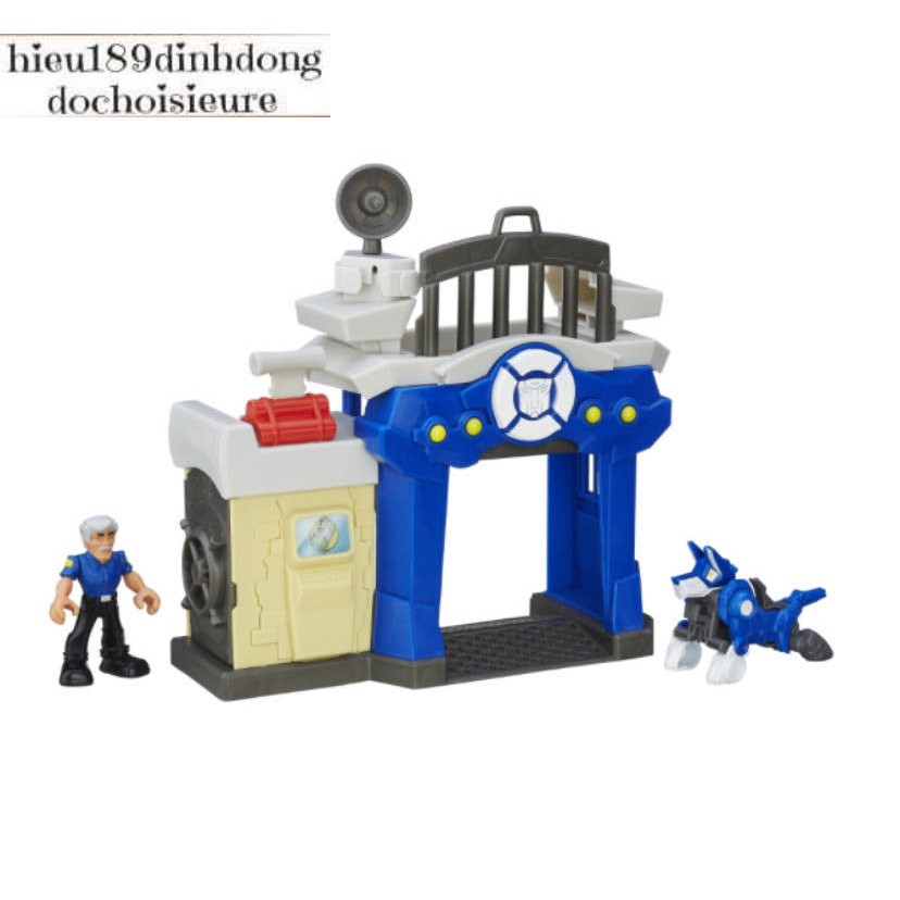 Đồ chơi playskool heroes transformers rescue bots trụ sở cảnh sát full box chính hãng
