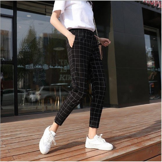 Quần Baggy caro unisex cá tính | BigBuy360 - bigbuy360.vn