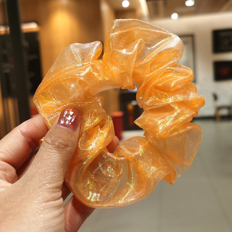 Chun buộc tóc Hàn Quốc B289 crunchies dễ thương tiện dụng lấp lánh nhiều màu