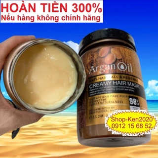 Kem hấp ủ tóc argan oil creamy hair mask 1000ml