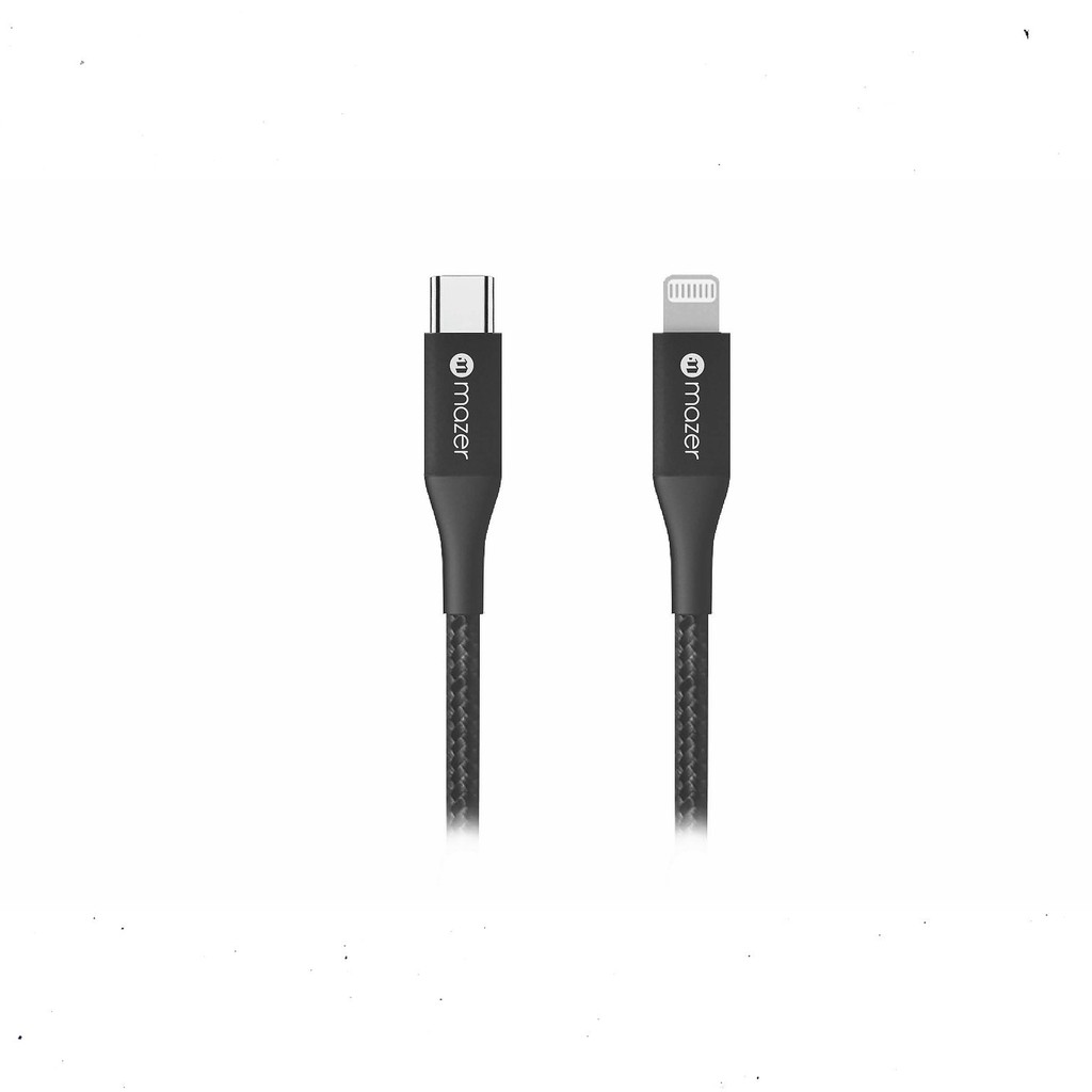 Combo (Pin sạc dự phòng Mazer Power.Boost Supper Mini 10.0V2 - 10.000mAh + Cáp USB-C to Lightning Mazer ALU.DURA.TEK II