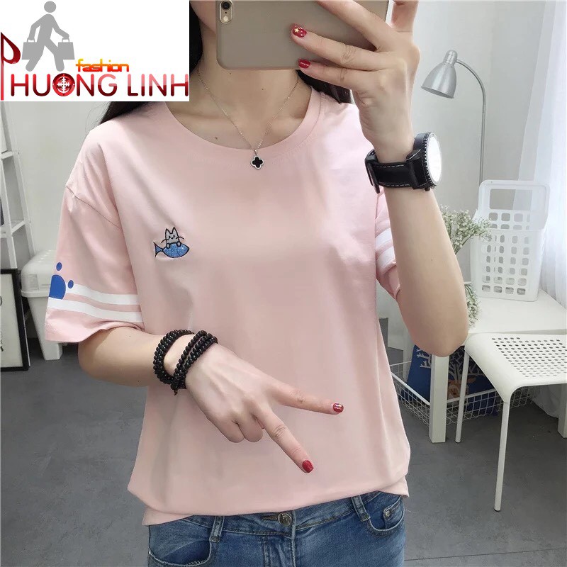 [Có video] Áo thun nữ tay lỡ - T shirt for woman made in Viet Nam - Thời Trang Phương Ling - Bảo hành 7 ngày - ms 45 | BigBuy360 - bigbuy360.vn