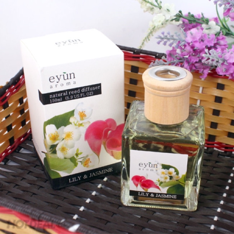 Tinh dầu khuếch tán Eyun Aroma 150ml mùi Lily &amp; Jasmine ( Ly nhài)