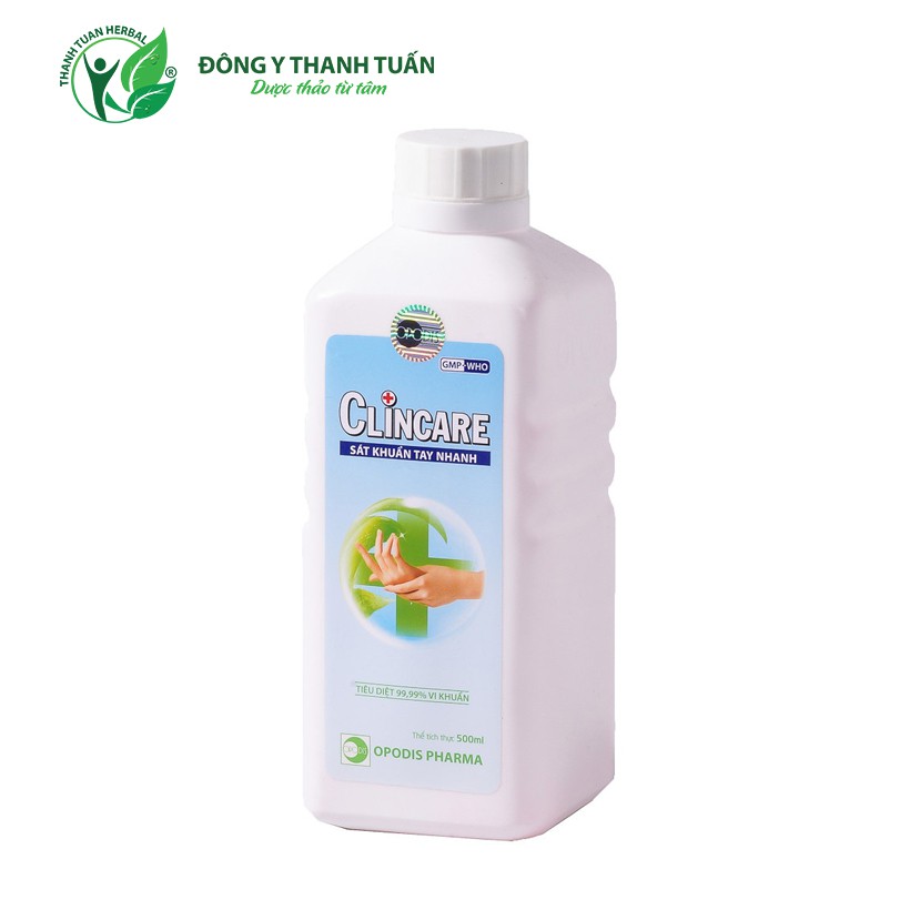 [Trợ_giá] Nước Dung Dịch Rửa Tay Khô Sát Khuẩn Nhanh CLINCARE 500ml