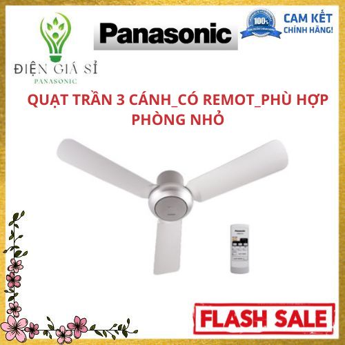 Quạt Trần 3 Cánh Chính Hãng Panasonic(F-48CZL)_Đường kính Cánh 120cm_ti 14cm