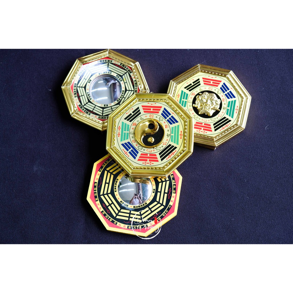 Bát Quái Ông Hổ Phong Thuỷ - Bát Quái Âm Dương - Gương Phản Chiếu treo trước cửa gia đình