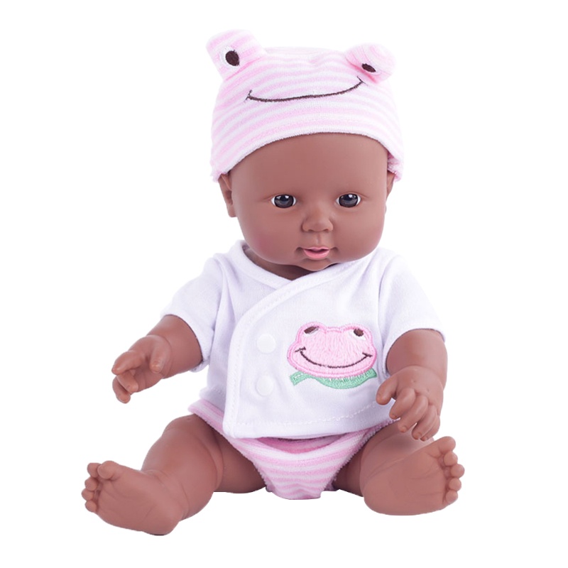 Bộ 12 Búp Bê Em Bé Đang Ngủ Như Thật Mềm Mại Phong Cách Châu Phi Đáng Yêu