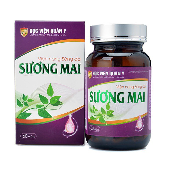 [ HÀNG CHÍNH HÃNG] Viên Uống Trắng Da Sương Mai Học Viện Quân Y Việt Nam (60 Viên/ Hộp). | BigBuy360 - bigbuy360.vn