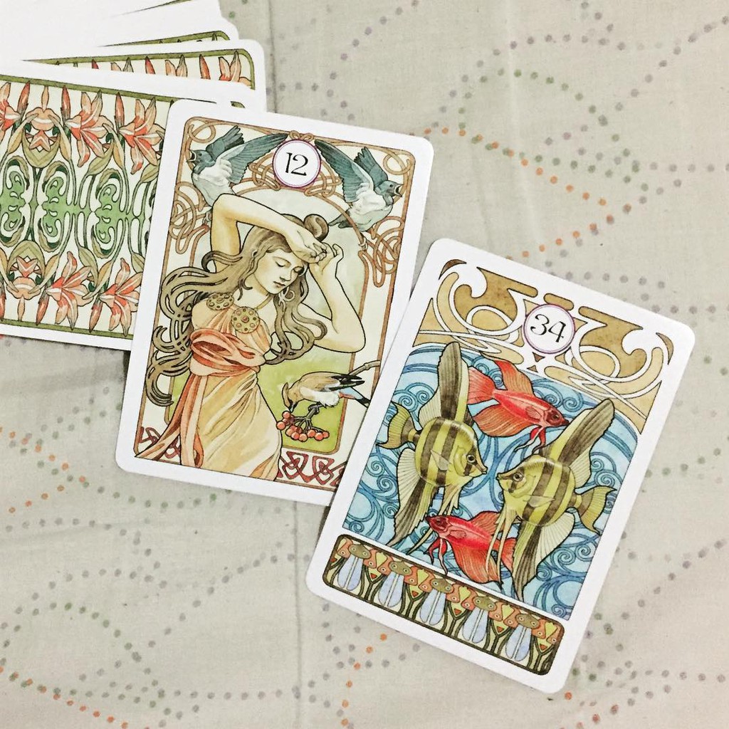 Bộ Bài Art Nouveau Lenormand  - Bài Gốc Authentic Chính Hãng 100%