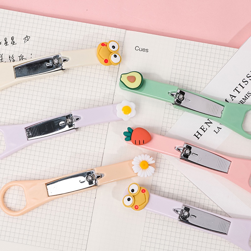 Kềm Cắt Móng Tay Mini Đa Năng Họa Tiết Hoạt Hình Dễ Thương Cho Bé
