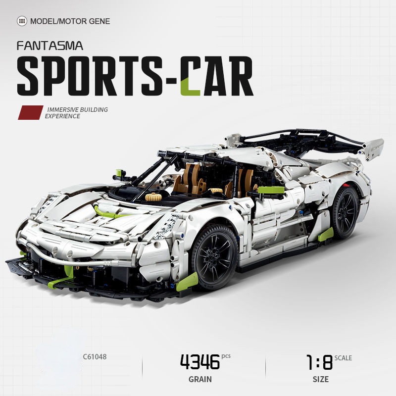 Đồ chơi Lắp ráp mô hình Technic cada C61048 siêu xe fantasma sports car