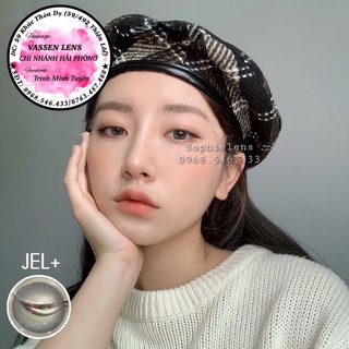 Lens jel gray - xám tự nhiên cận 0-6 độ