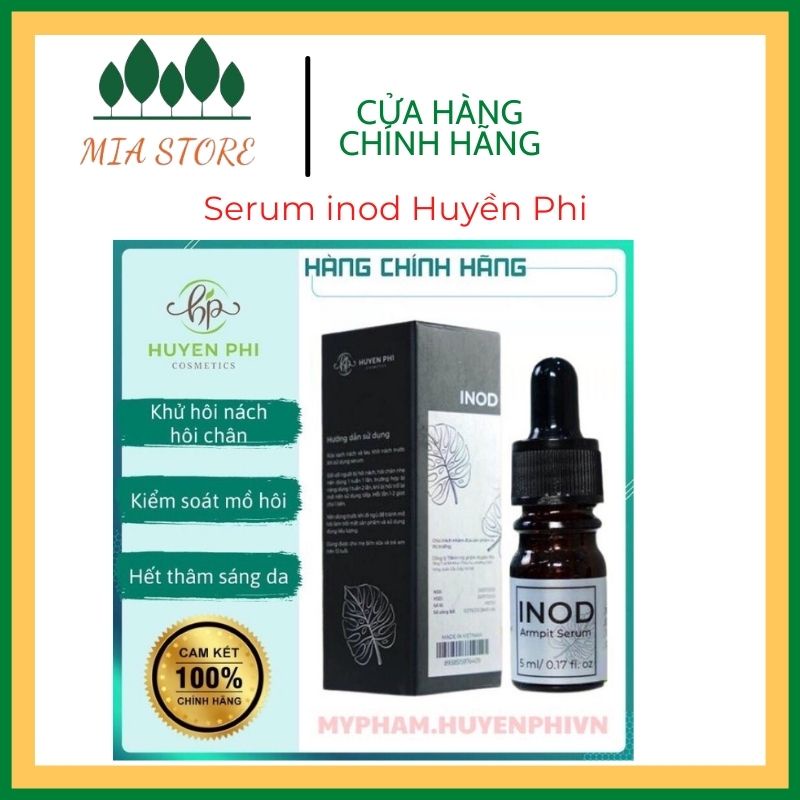 Serum triệt hôi nách, khử hôi chân Inod Huyền Phi chính hãng, khử mùi cơ thể, hết thâm, trắng da ngay lần đầu sử dụng