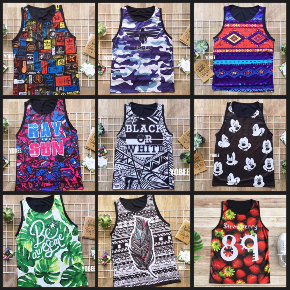 (40-63kg)Áo tanktop unisex nam/nữ. Áo tập gym-aerobic