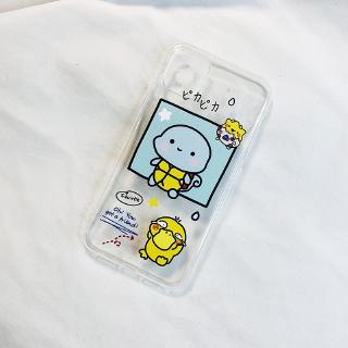 Ốp điện thoại silicone họa tiết hoạt hình cho Apple iphone7 / 8plus xr xs max 6