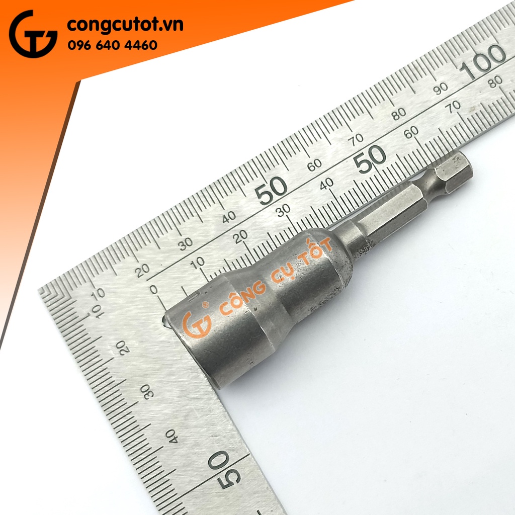 Vặn vít mũ lục giác thép CrV từ tính dài 65mm
