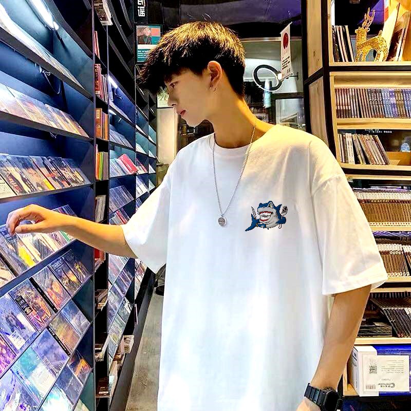 ÁO THUN CÁ MẬP UNISEX AOMI SHARK DINNER SHARK GYM KAPOW TAY NGẮN TAY LỠ NAM NỮ CHẤT LƯỢNG CAO