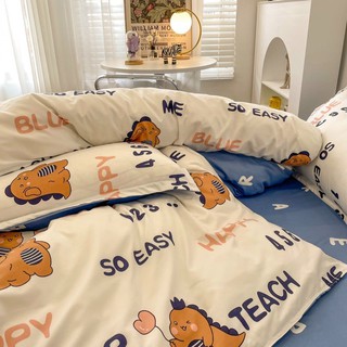 set cotton poly khủng long cam