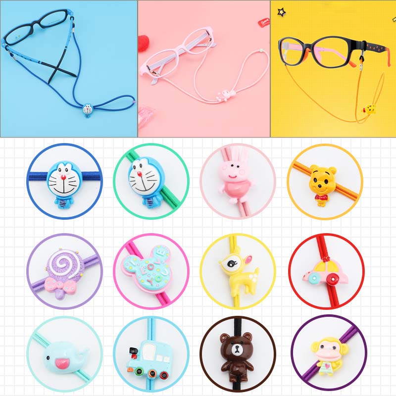 Dây Đeo Mắt Kính Chống Trượt Họa Tiết Hoạt Hình Cho Trẻ Em