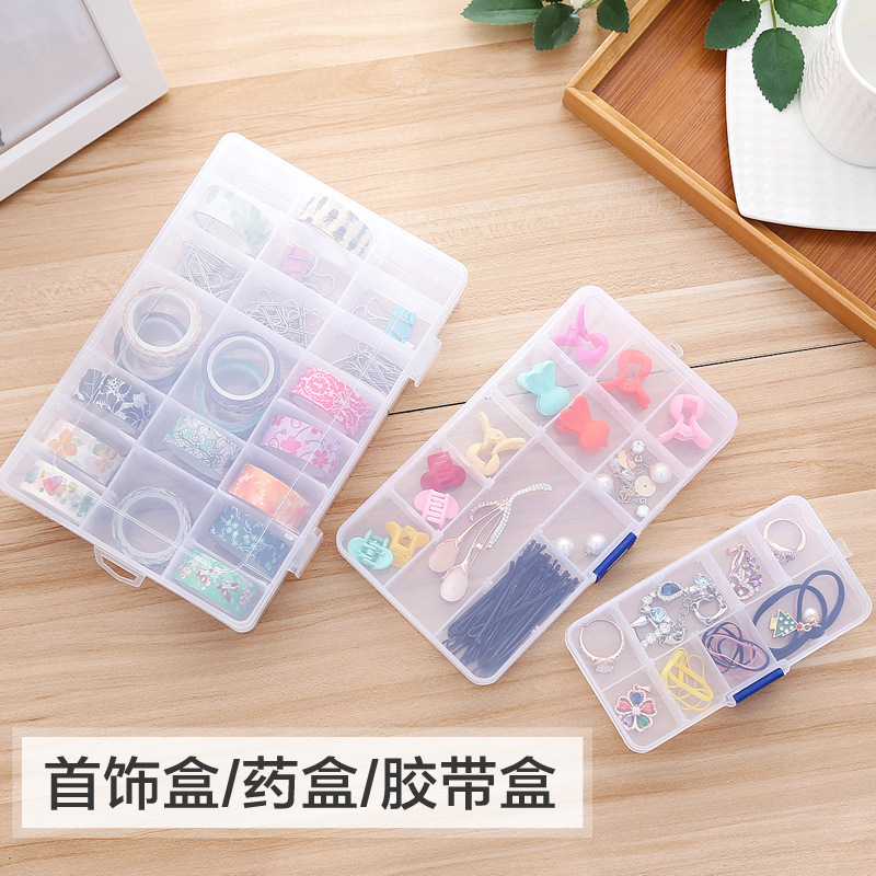Hộp Nhựa Trong Suốt Đựng Trang Sức Tiện Dụng Cho Nữ