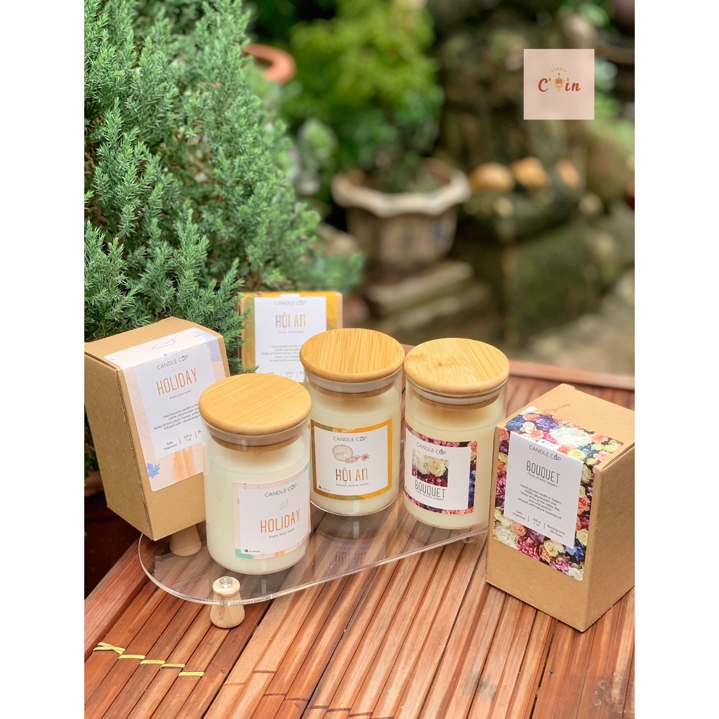 Nến Thơm AGAYA  Tinh Dầu Thiên Nhiên Cao Cấp Sáp Cọ - C'Yin Candle