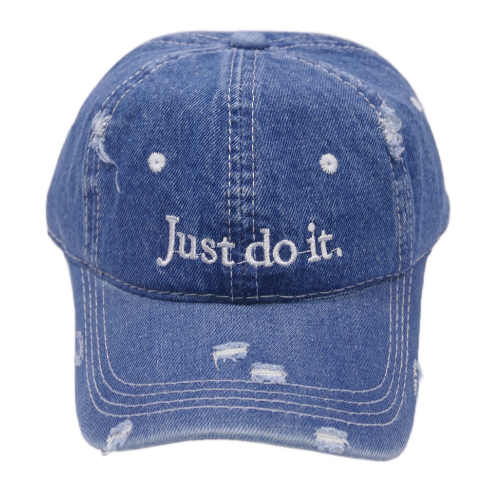 Nón kết jeans thời trang thêu chữ độc đáo - Nón jeans rách tua đẹp, cá tính, phù hợp cho cả nam và nữ