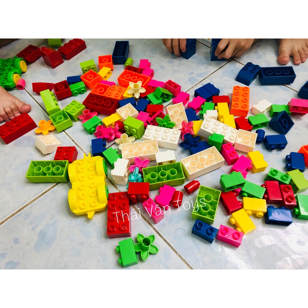 Bộ Lego Việt Nam 150 chi tiết size lớn bằng nhựa ABS | Đồ chơi sáng tạo