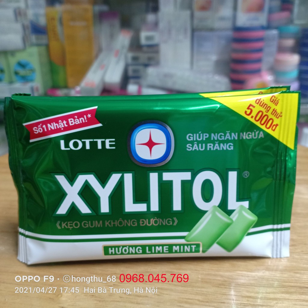 Kẹo gum không đường LOTTE XYLITOL | BigBuy360 - bigbuy360.vn