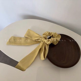 dây buộc tóc nơ lụa vintage