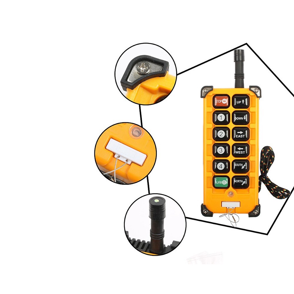 Bộ Điều Khiển Từ Xa ABG F23-A++36 Sử Dụng Trong Công Nghiệp Giúp Điều Khiển Tời Điện Và Rùa Xoay Từ Xa Chuyên Dụng