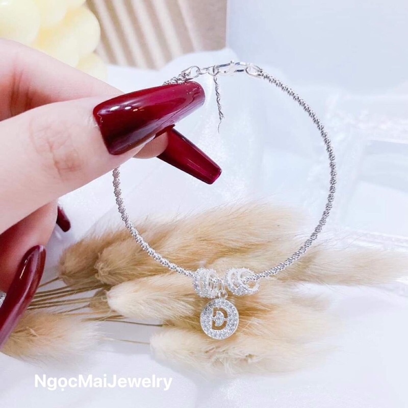 Lắc nữ bạc dáng vòng Pa.nDora đủ chữ cái xinh xắn sang trọng đẹp mê ly - Ngọc Mai Jewelry