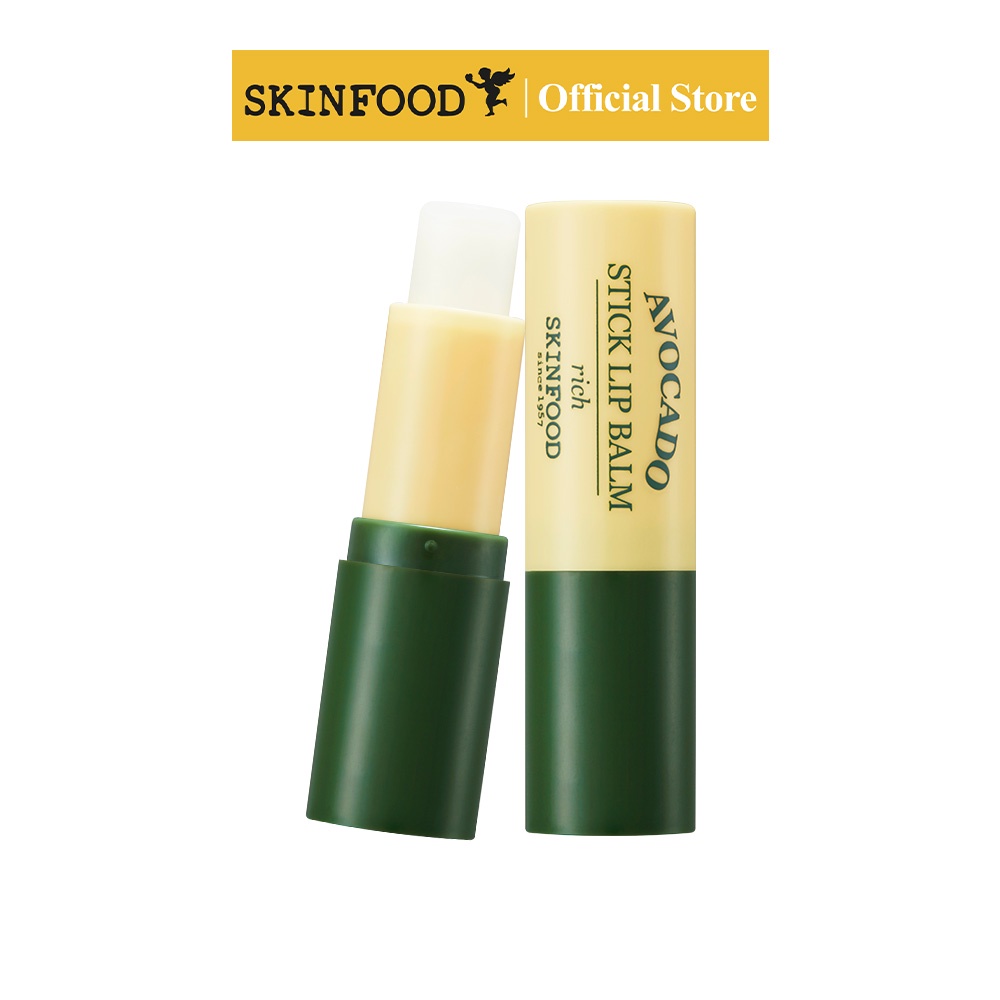 [SKINFOOD] trái bơ gậy son dưỡng môi  #1 3.4g / dễ dàng mang theo / Avocado Stick Lip Balm