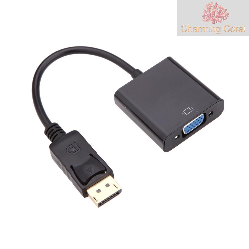 CTOY Hot-selling 1080p DP DisplayPort Male to VGA Female Converter Adapter Cable