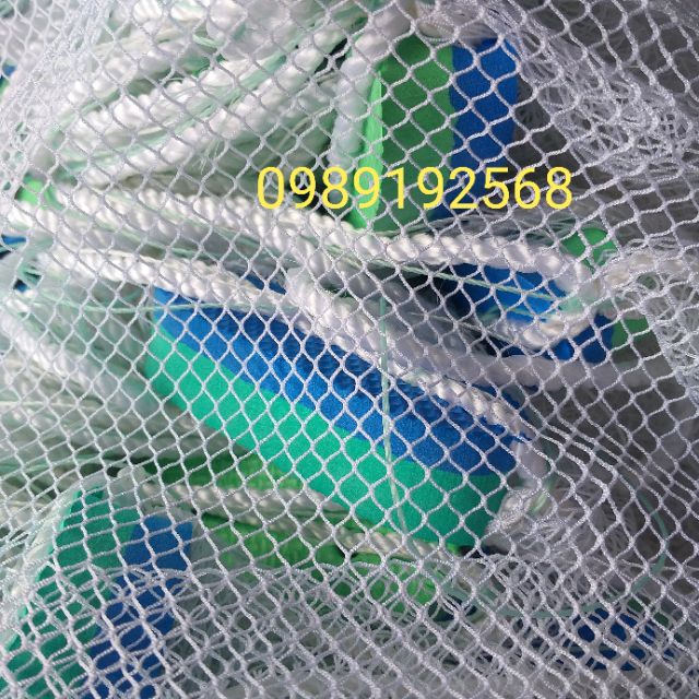 Lưới vét cá, kéo cá làm bằng lưới nhật cao 2m dài 25m chuyên vét cá giống  cá nhỏ docau.GW hàng chất lượng 1