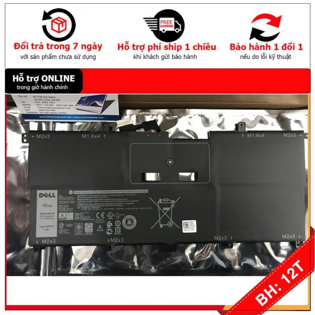 BH12TH . Pin (Original) 46Wh Dell Xps 13 9365 P71G P71G001 NNF1C Battery