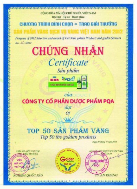 Trẻ em ho PQA-  Hàng cao cấp, chính hãng 250ml