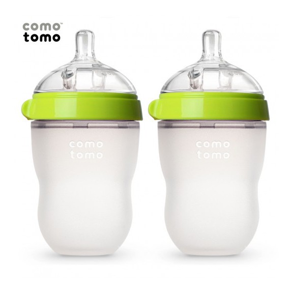 BÌNH SỮA SILICONE COMOTOMO [150ml/250ml]