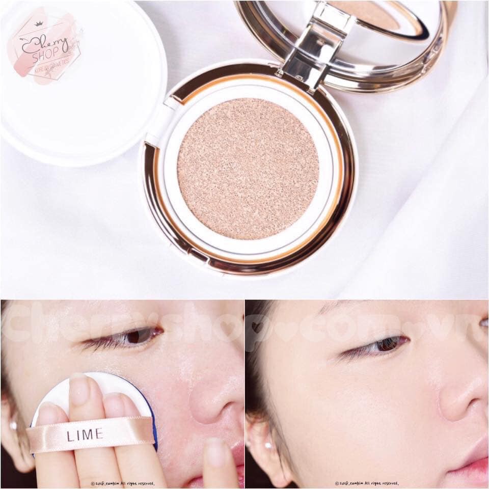 PHẤN NƯỚC CUSHION LIME REAL COVER PINK SPF 50+/PA+++ | BigBuy360 - bigbuy360.vn