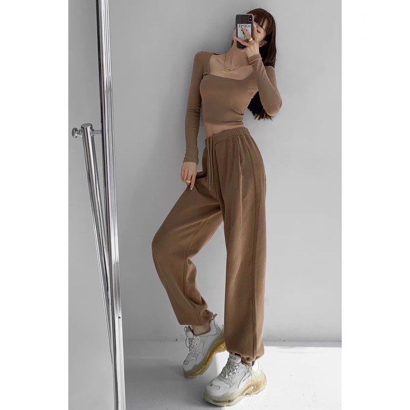 Quần jogger tăm gân 2436 ( 0718)