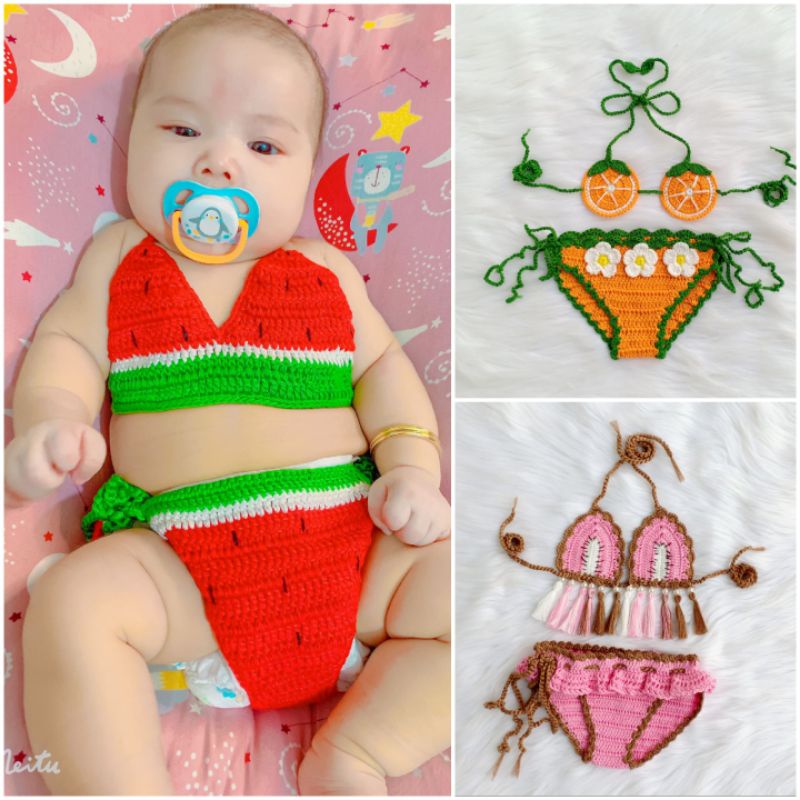 BIKINI TRÁI CÂY CHO BÉ GÁI