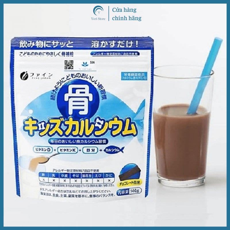 Bột Bổ Sung Canxi Xương Cá Tuyết Nhật Bản Dành Cho Bé Bone's Calcium For Kids 140G