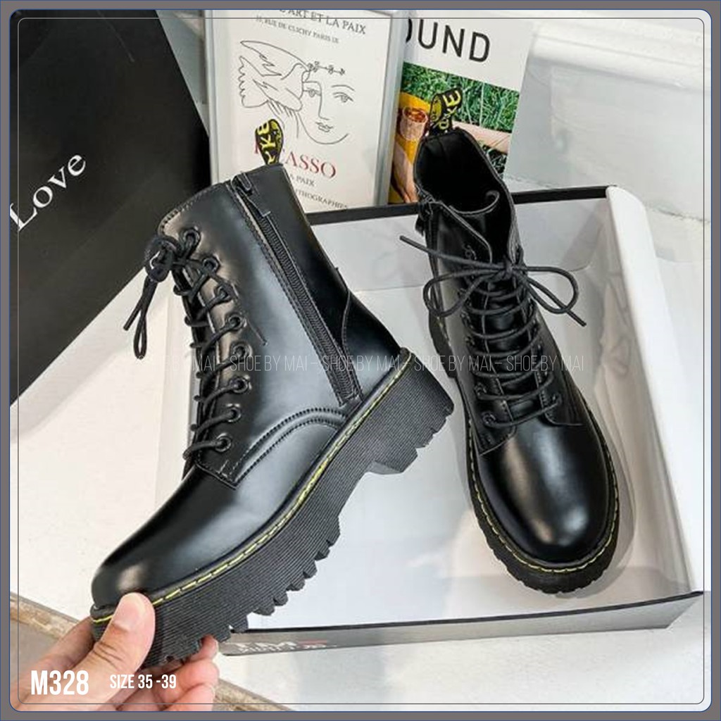 Giày boot cổ cao sành thời trang sành điệu cao cấp M328 SHOESBYMAI | BigBuy360 - bigbuy360.vn