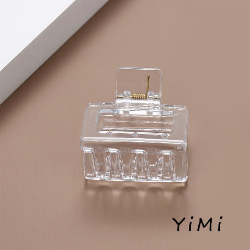 Kẹp tóc cỡ lớn trong suốt phong cách Hàn Quốc tinh tế thời trang